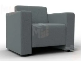 Кресло Лига-093 ( Амур 07 серый )