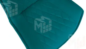 Стул Фэнди К3 Черный муар, Велюр Confetti Izumrud