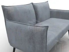 Диван прямой Лига-083 ( велюр TOWER 10 серый )