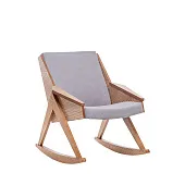 Кресло-качалка Амбер Д (Дуб шпон/Soro 90)