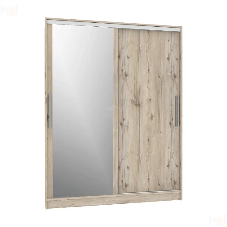 Шкаф-купе Strike 1600 Зеркало Гаскон пайн