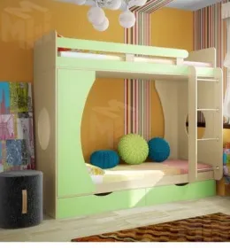Кровать двухъярусная Фанки Кидз 2