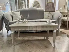 Столик прямоугольный  Гравита серый камень