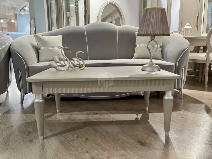 Столик прямоугольный  Гравита серый камень