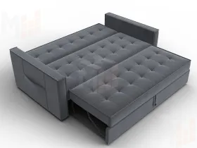 Диван прямой Лига-104 (160) ( SEVEN 17 серый )