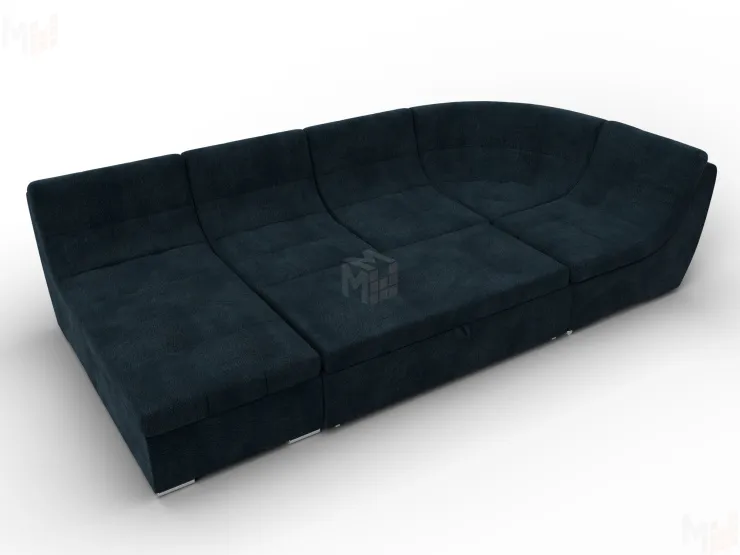 Диван П-образный модульный Холидей ( LAIM 21 графит )