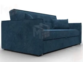 Диван прямой Лига-104 (160) ( BRUT 11 синий )