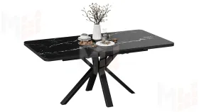 Стол обеденный Хэмптон Тип 1 черный мрамор