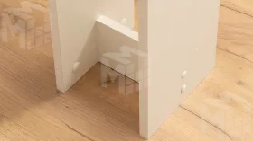 Стол обеденный Анкона Тип 1 Белый, Дуб Крафт золотой