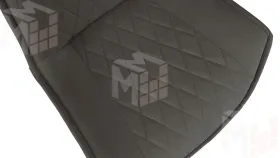 Стул Фэнди К1С  Белый матовый, Велюр Confetti Stone