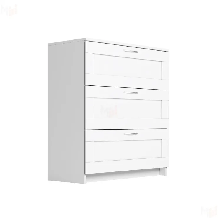 Комод Сириус 3 ящика белый