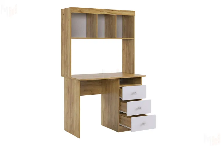 Стол Форсаж дуб крафт золотой/белый