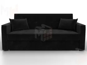 Диван прямой Лига-104 (160) ( SEVEN 35 черный )