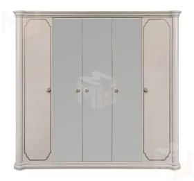 Шкаф Лали 5-дверный бежевый