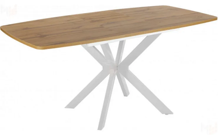 Стол раскладной Твин Лофт 130 Дуб Вотан/Белый