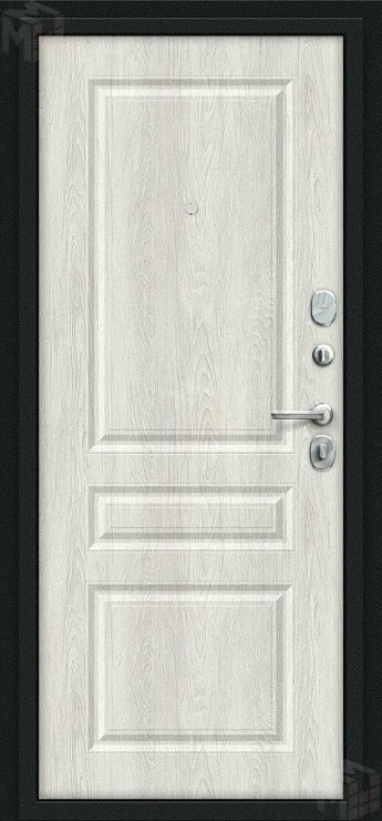 Входная металлическая дверь Пик Букле черное/Casablanca