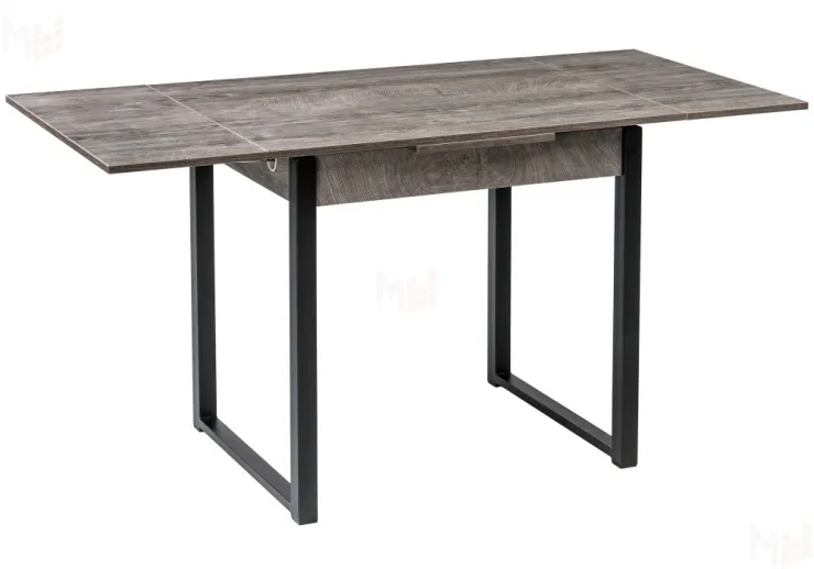 Стол деревянный Форли дуб рошелье / черный матовый