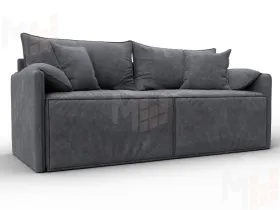 Диван прямой модульный Лига-106 ( BRUT 16 темно-серый )