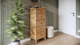 Комод Кымор 5 ящиков светло-коричневый