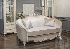 Диван Мокко 2х местный бежевый, французский раскладной механизм