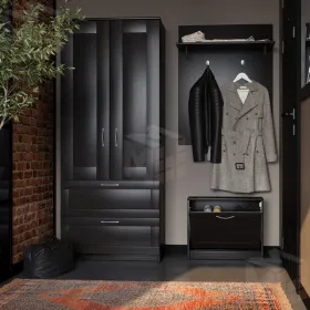 2.02.10.420.5 СИРИУС тумба для обуви 60х49 Дуб Венге RU