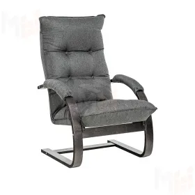 Кресло-трансформер Leset Монако (Венге текстура/Malmo 95 (темно-серый))