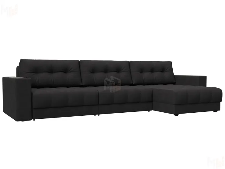 Диван угловой с декором Лига-049 НПБ Лонг