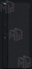 Входная металлическая дверь Матрикс-3 с зеркалом