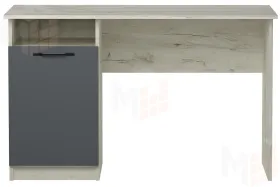 Компьютерный стол ПКС-12  Крафт белый-Антрацит