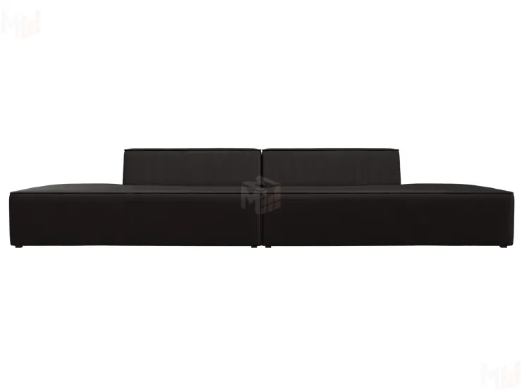 Диван прямой модульный Монс лофт ( GRIFON 12 коричневый )