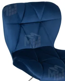 Стул барный DOBRIN BARNY (синий велюр (MJ9-117))