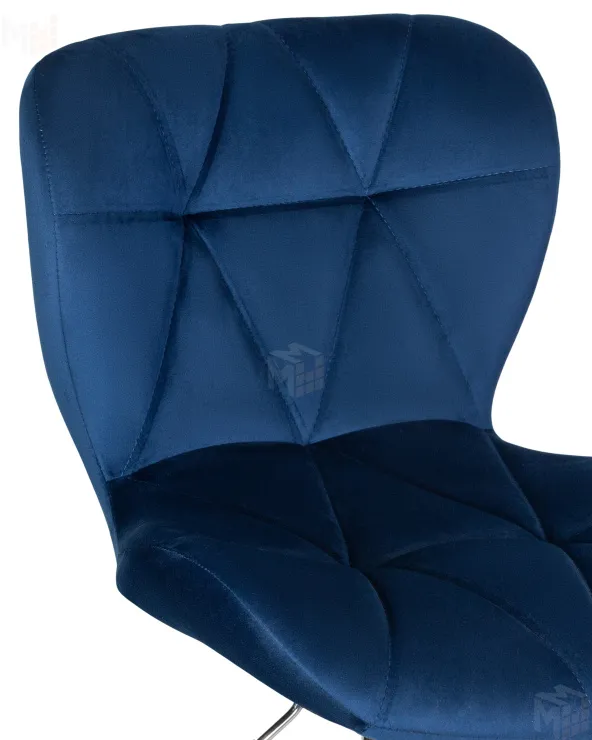 Стул барный DOBRIN BARNY (синий велюр (MJ9-117))