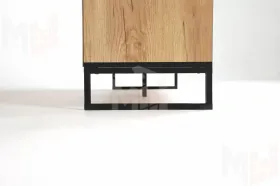 Шкаф с полками Виртон 2 Дуб Крафт Золотой