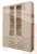 Шкаф четырёхстворчатый  N 170