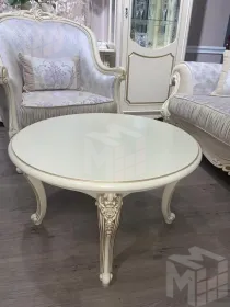 Столик круглый Мона Лиза крем