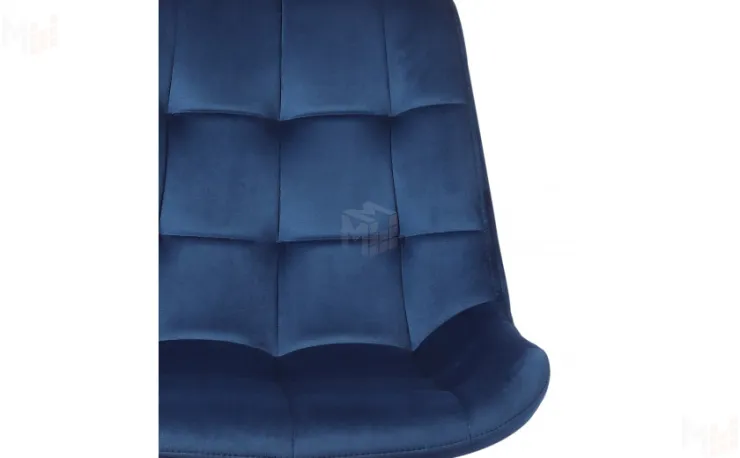 Барный поворотный стул Эйден Confetti blue/черный