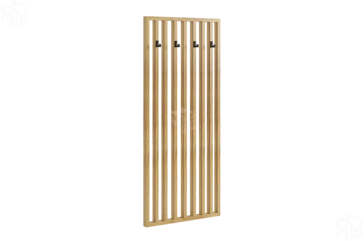 Вешалка Бери  дуб крафт золотой