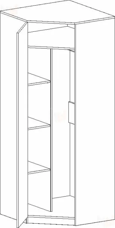 Шкаф угловой  Фрегат