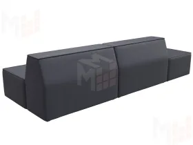 Диван прямой модульный Монс Модерн левый ( GRIFON 15 серый )