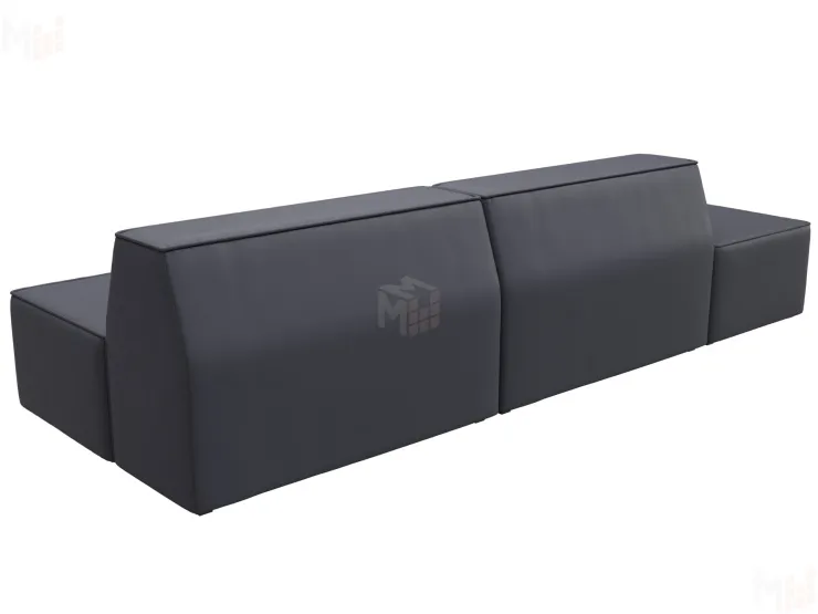 Диван прямой модульный Монс Модерн левый ( GRIFON 15 серый )