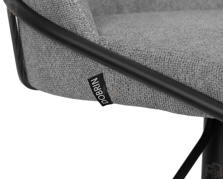 Стул барный DOBRIN OLIVER (серая ткань (FLY1347-17))