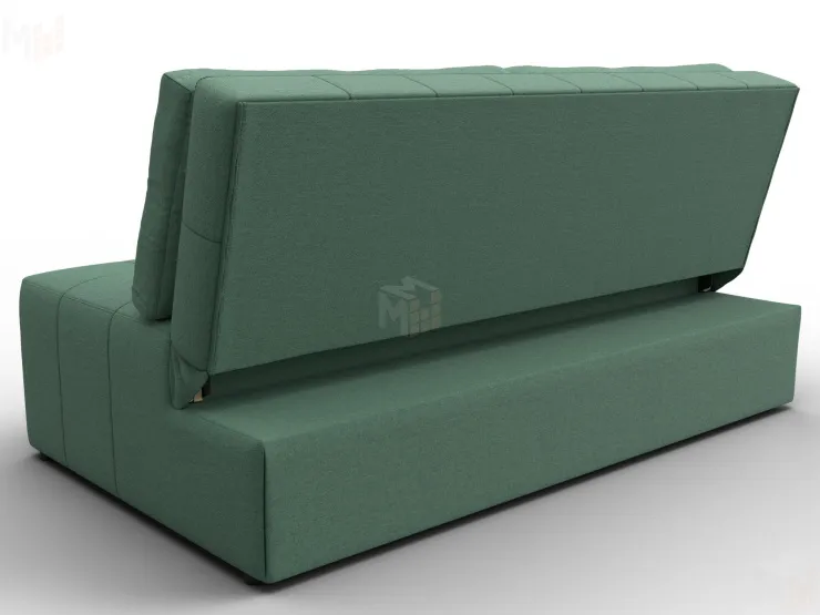 Диван прямой Лига-107 (160) ( Амур 11 зеленый )