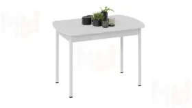 Стол обеденный Крит Белый, Белый матовый