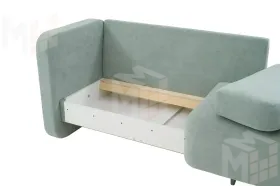 Кушетка Хьюстон на пружинном блоке Зеленый