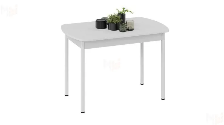 Стол обеденный Крит Белый, Белый матовый