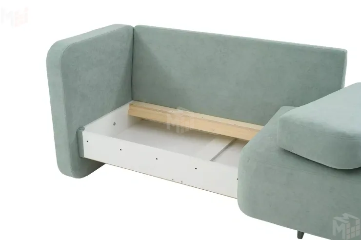 Кушетка Хьюстон на пружинном блоке Зеленый