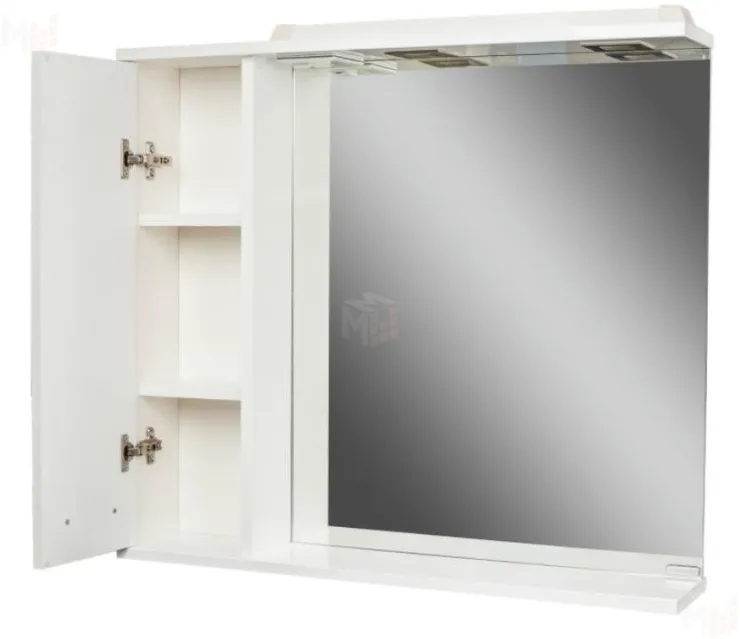 Шкаф-зеркало Cube 75 Эл. левый/правый Домино 