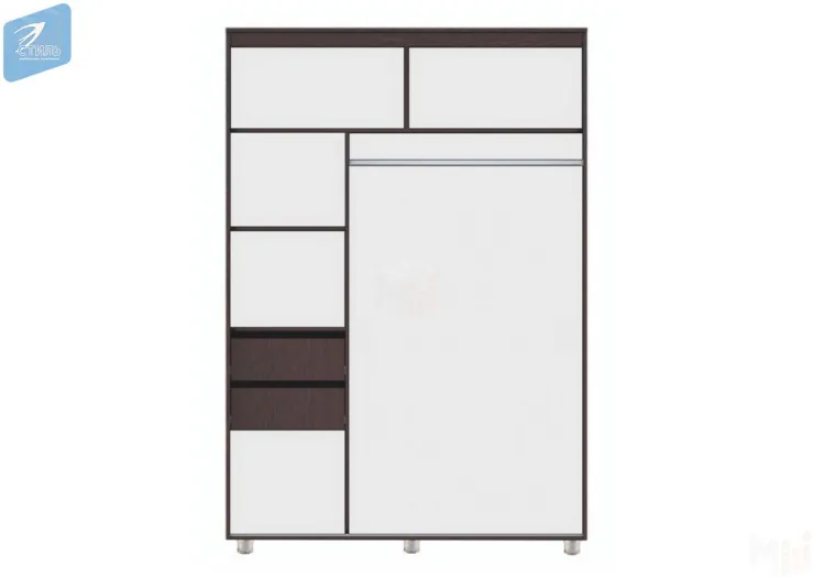 Шкаф-купе Комфорт-12 Прайм 1,5 Black Edition