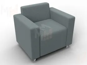 Кресло Лига-093 ВН ( Амур 07 серый )