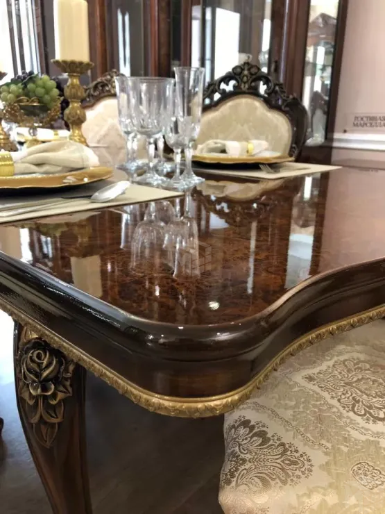 Стол Джоконда корень дуба глянец